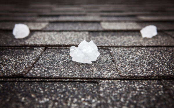 Severe weather events can produce hail and cause long-term problems to a roof.