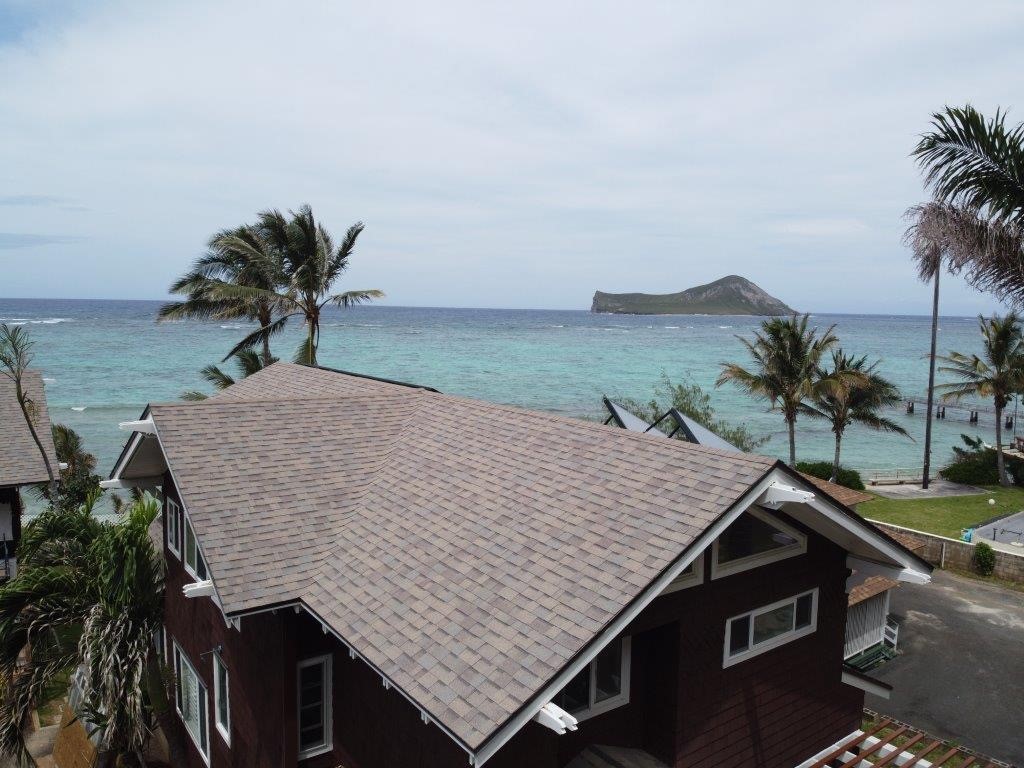 Solar Reflective Roofing Shingles in Waimanalo, Hawaii 1 in 1M